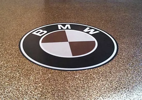 Floor logos finish example